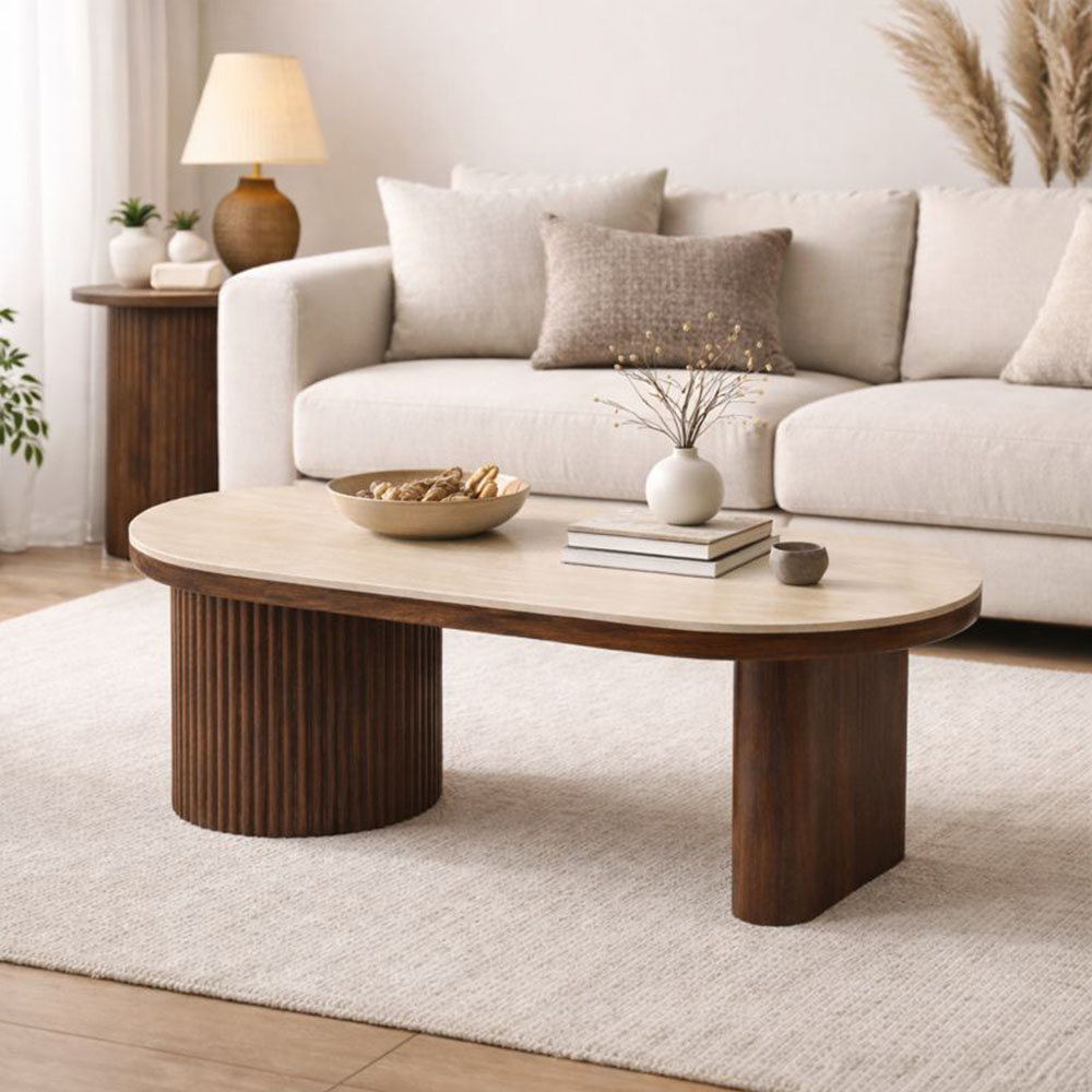 Milton & Oldbrook Salontafel 130 cm Kavala Walnootlook