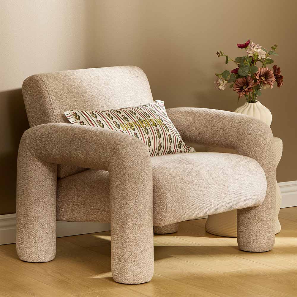 Eazy Living Fauteuil Aélis Beige
