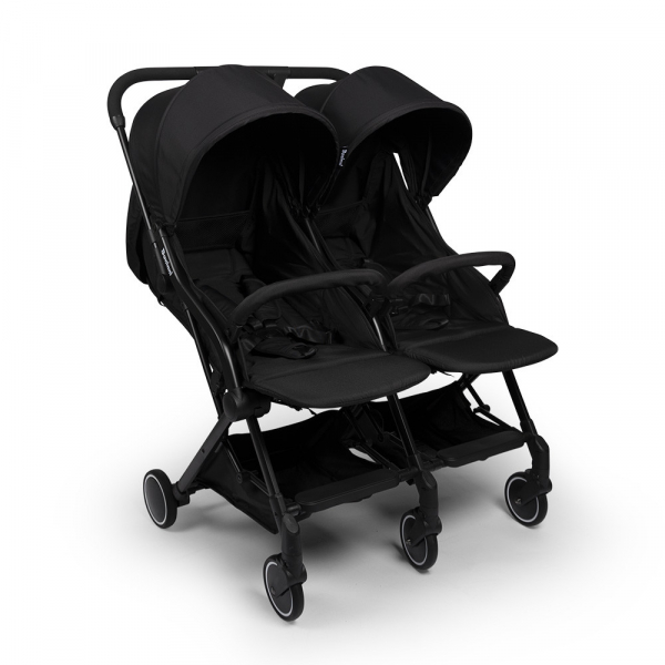 Baninni Poussette Double Adige Noir Zesso Poussettes double