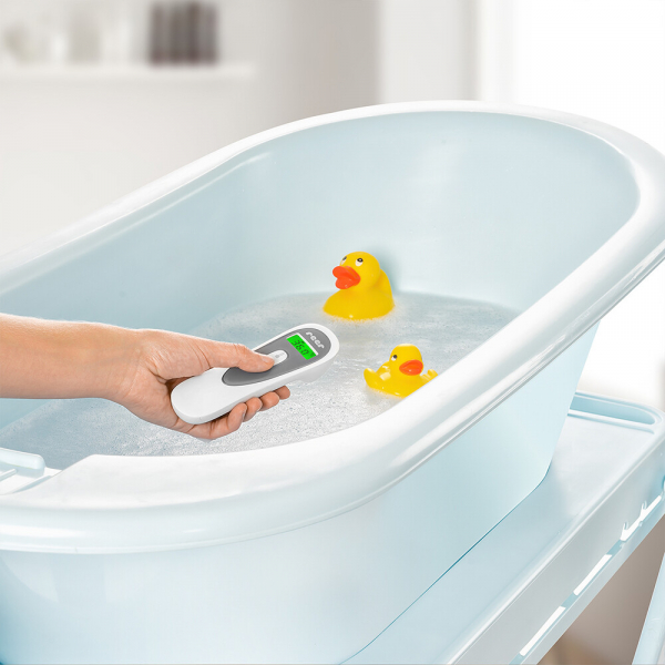 Thermomètre Frontal Sans Contact Reer 3en1 - Mesure Corps, Surface Et Ambiance, Écran Éclairé