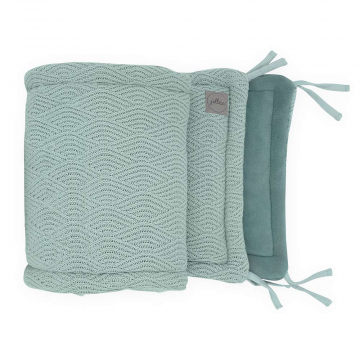Jollein Bedomrander River Knit Ash Green