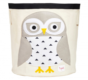 3 Sprouts Panier de Rangement Hibou