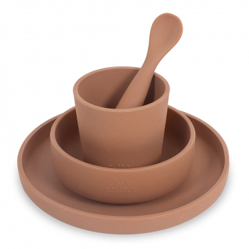 Jollein Siliconen Eet Set Caramel