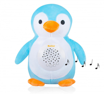 Baninni Baby Projektor Pinguin Blau