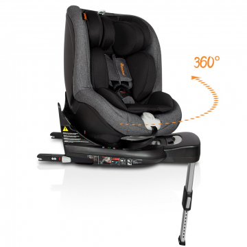 Baninni Siège d'Auto Velio 360 ° I-Size Gris