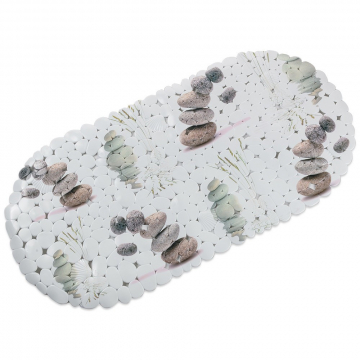 Baytex Tapis de Bain Antidérapant Stones 69 cm x 35 cm