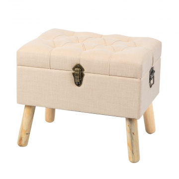Baytex Banc de Rangement Stanford Small Beige