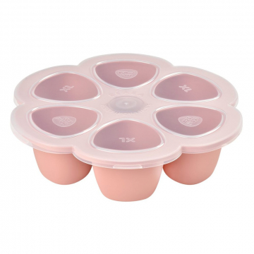 Béaba Multiportions Silicone Rose 6x150 ml