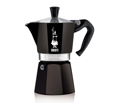 Bialetti Espressokocher Moka Express Schwarz 6 Tassen