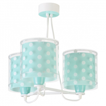 Dalber Lampe à Suspension Dots Vert - 3 Lumières