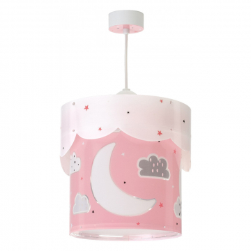 Dalber Hanglamp Moon Roze - Glow In The Dark