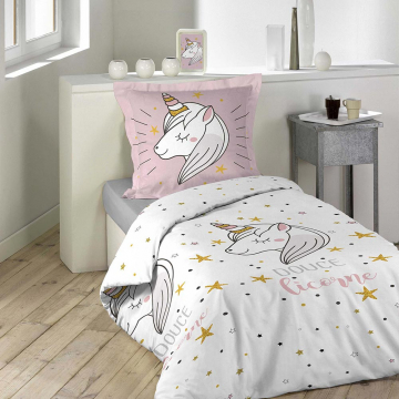 Bettdeckenbezug Sleepy Unicorn 140 cm x 200 cm