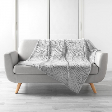 Plaid Bliss 125 cm x 150 cm Light Grey