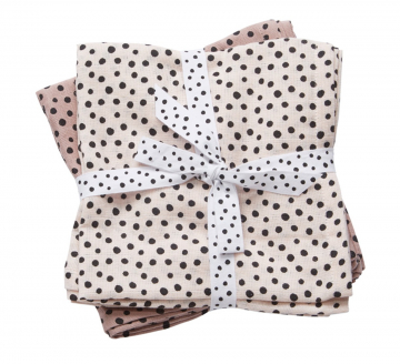 Done By Deer Tetradoek Swaddle Pack Happy Dots Powder - 2 Stuks