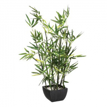 Eazy Living Plante Artificielle avec Cache-Pot Bambou