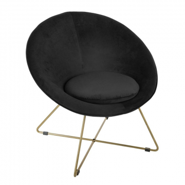 Eazy Living Fauteuil Brigitte Noir