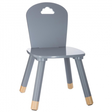 Eazy Living Chaise pour Enfants Nuage Gris