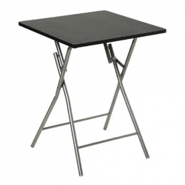 Eazy Living Plooitafel Esmee 60 x 60 cm Zwart