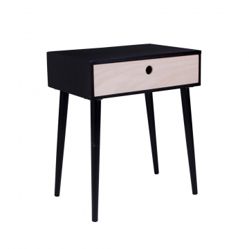 House Collection Table de Chevet Ragna Noir