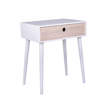 House Collection Table de Chevet Ragna Blanc