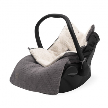 Jollein Voetenzak Bliss Knit Storm Grey - Groep 0+