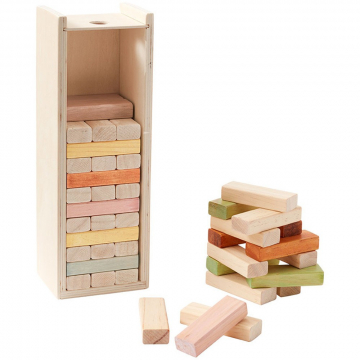 Kid's Concept Houten Blokken Met Kist