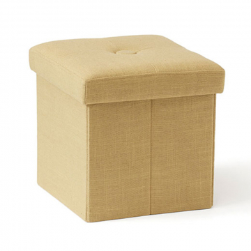 Kid's Concept Pouf + Boîte de Rangement Jaune
