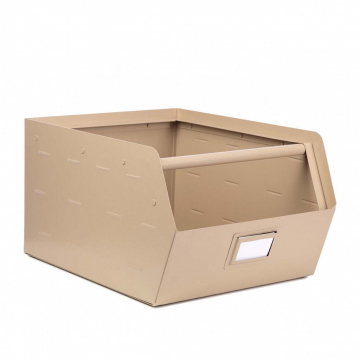 KidsDepot Metall Aufbewahrungskasten Original Beige