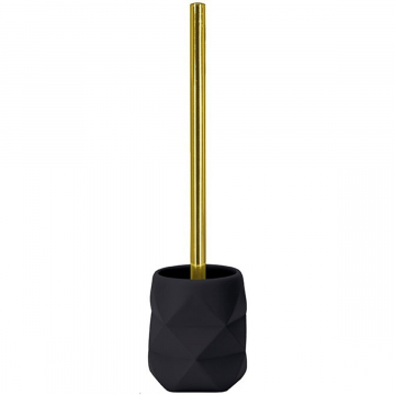 Kleine Wolke Brosse de Toilette Golden Crackle Noir