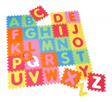 KnorrToys Puzzelmat Alfabet 60-delig