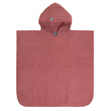 Lässig Badponcho Muslin Rosewood