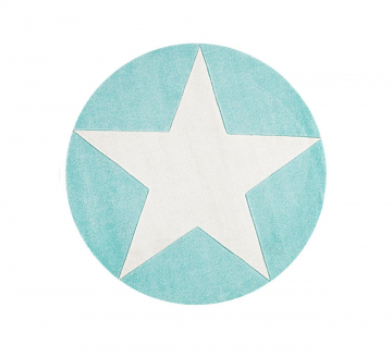 Livone Tapijt Happy Rugs Star Rond Munt - Wit Ø 133 cm