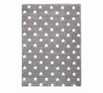 Livone Tapijt Happy Rugs Little Stars Grijs - Wit 120 cm x 180 cm