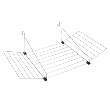 Metaltex Séchoir à Ligne à Suspendre Tilburg 12 m