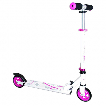 Muuwmi Scooter Ab 5 Jahren 125 mm Weiß - Rosa