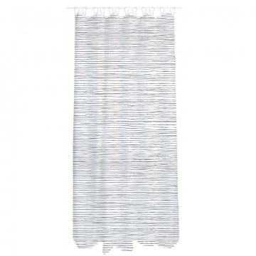 MyHome Rideau de Douche 180 x 200 cm Zip Black Stripes