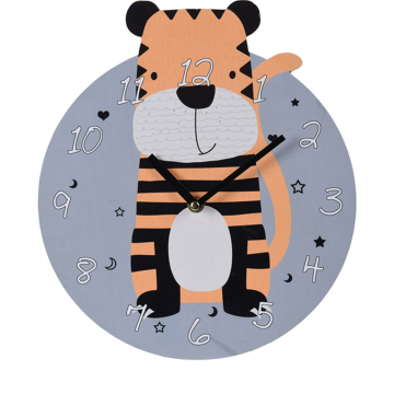 Myhome Horloge Murale Tigre