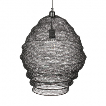 Nesthaus Lampe à Suspension Emma Large Noir