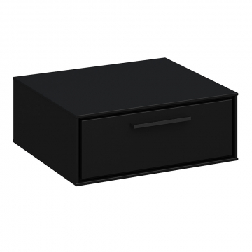 Steens Table De Chevet Suspendue Slimline Noir