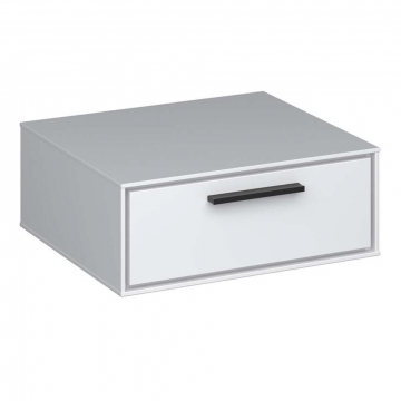Steens Zwevend Nachtkastje Slimline Wit