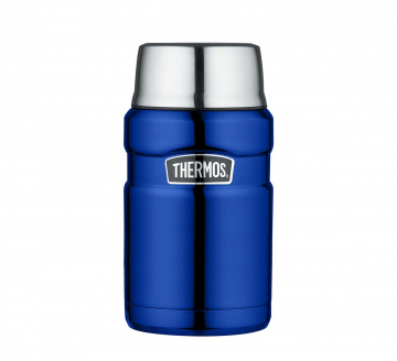 Thermos Boîte Alimentaire Isotherme King XL Bleu Métallique 0,71L