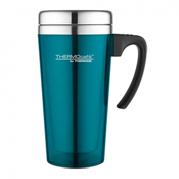 Thermos Mug Isotherme Soft Touch 420 ml Turquoise