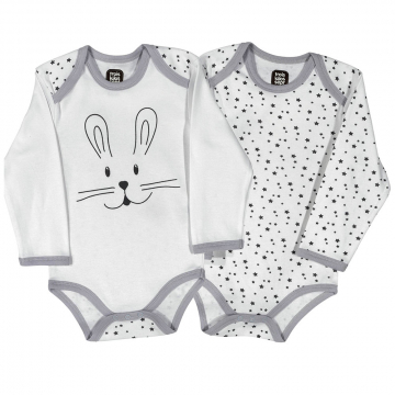 Trois Kilos Sept Body Rabbit 6 Mois - Lot de 2