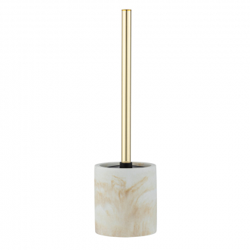 Wenko Brosse de Toilette Odos White Gold