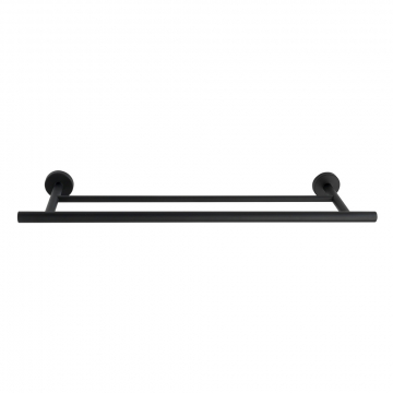Wenko Barre Porte-serviettes Bosio Duo Noir