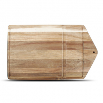 Wood&Food Planche de Service avec Tranche 53x31 cm