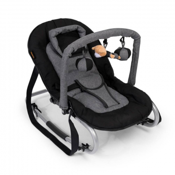 Baninni Babywippe Admiro Schwarz - Grau