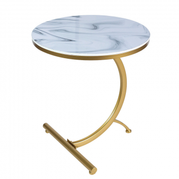 Baytex Bijzettafel Lark Ø 55 cm Wit