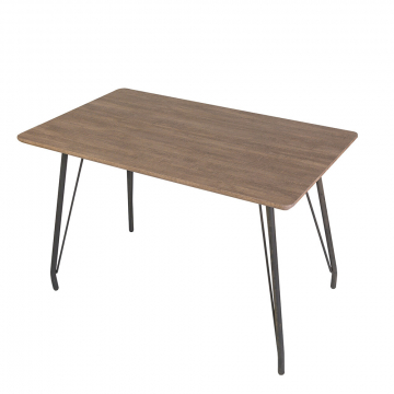 Baytex Table de Salle à Manger 120 cm Arona Brun Clair