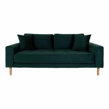 House Collection Velvet 2.5-zitsbank Milo Donker Groen